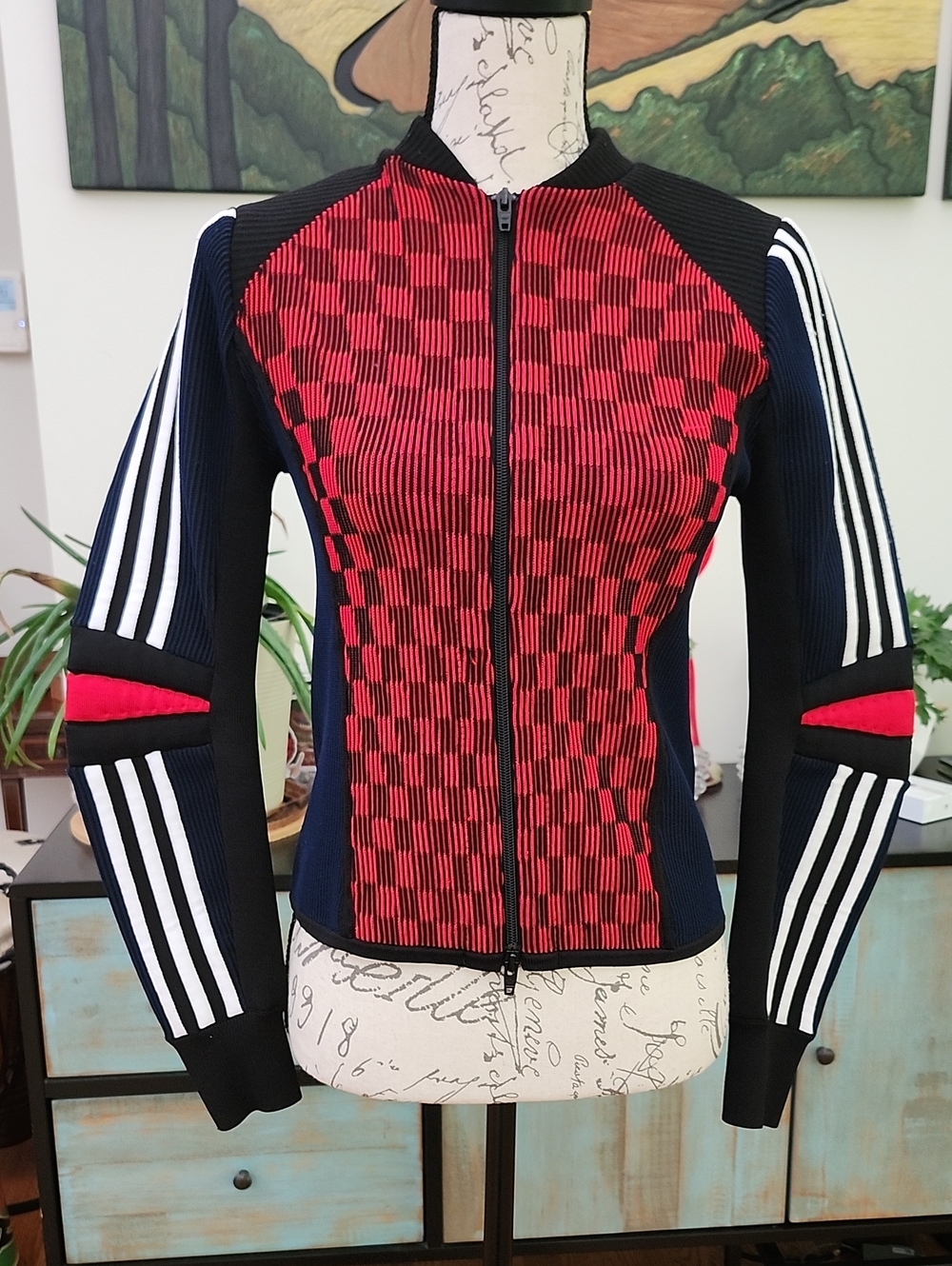 adidas Originals x Paolina Russo Knit Double-Zip Track Jacket